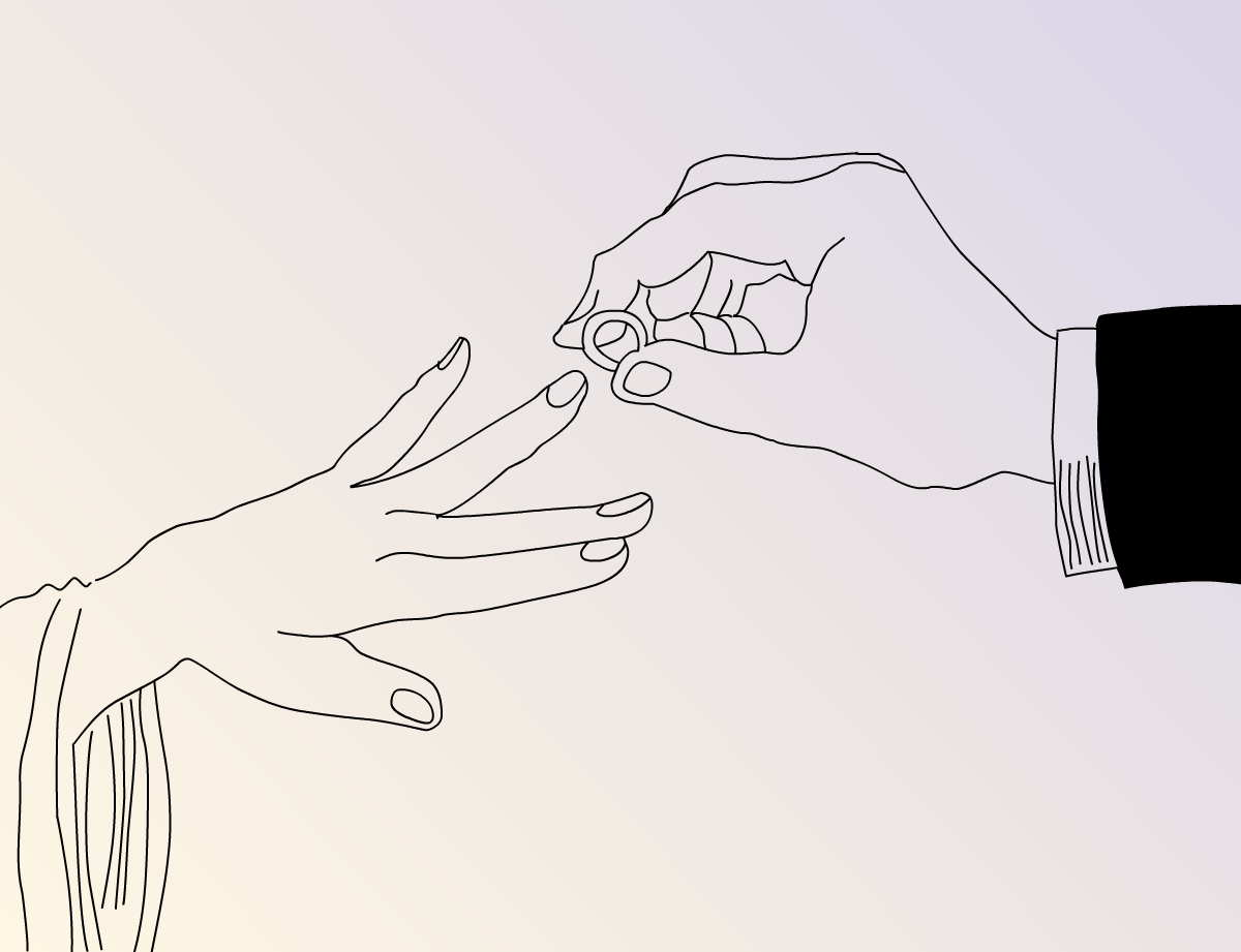 Иллюстрация: руководство по порядку свадебной процессии