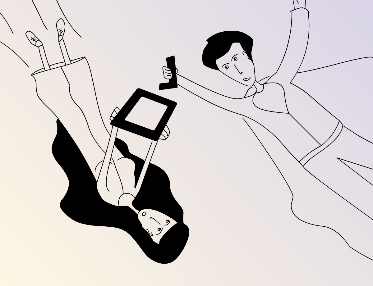 Иллюстрация: персонажи планируют свадьбу